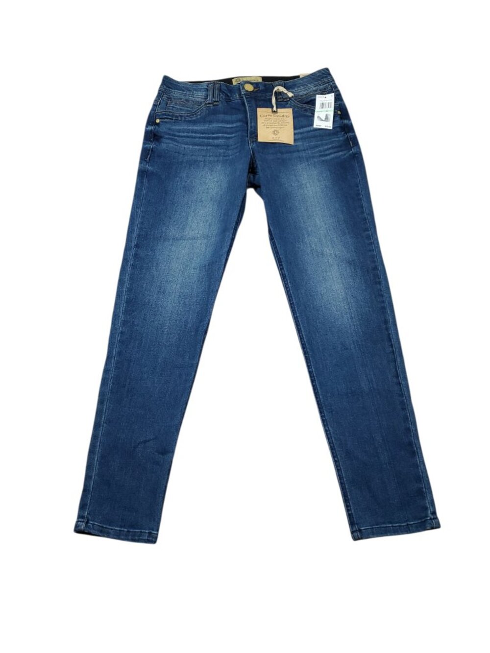 Democracy Ab Technology Ankle Length Skinny Jeans Women’s Size 8 Dark Wash Blue